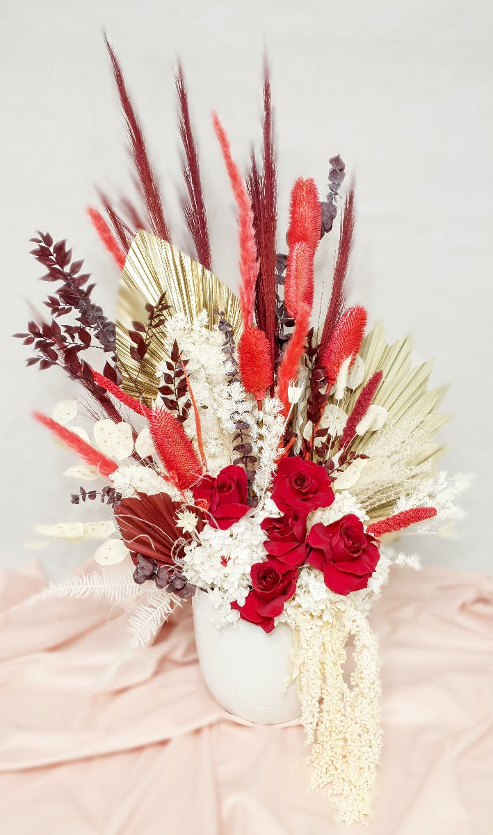 Eternal Preserved Red Valentine's Arrangement