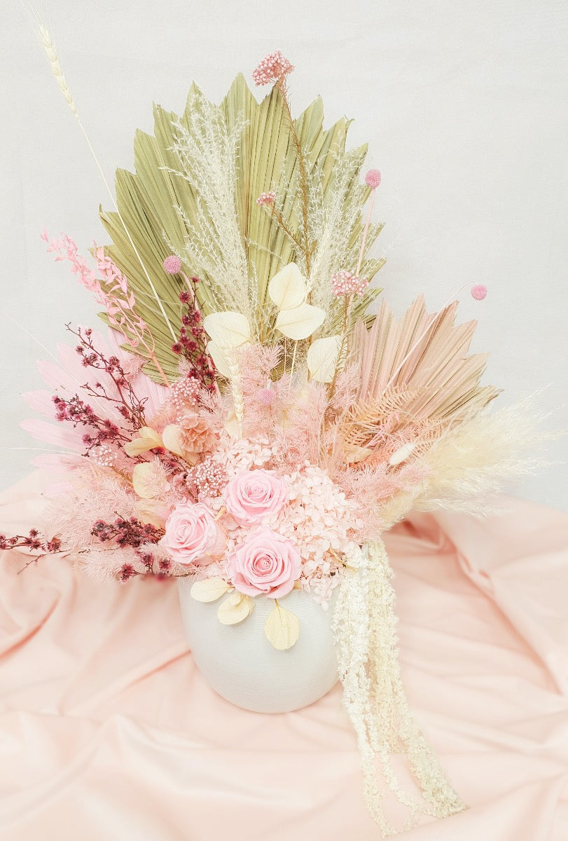 Luxe Pink Preserved Floral Arrangement